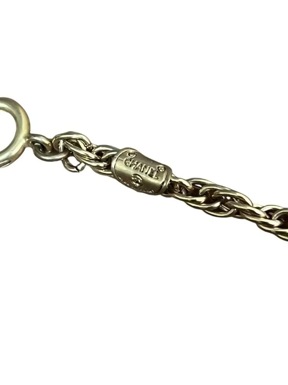 Chanel Vintage Gold Chain Necklace Plated